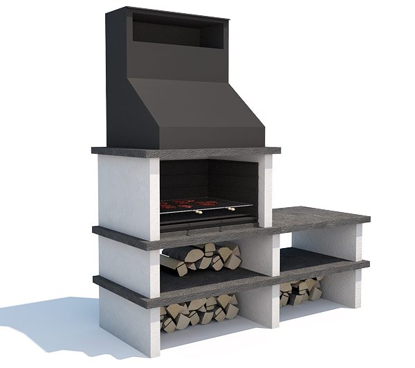 Barbacoa Paellero M3 45002 bancos