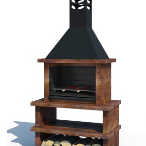 Barbacoa textura madera 46001