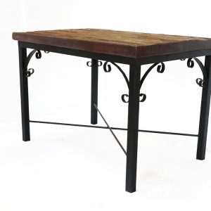 Mesa de jardín imitación madera