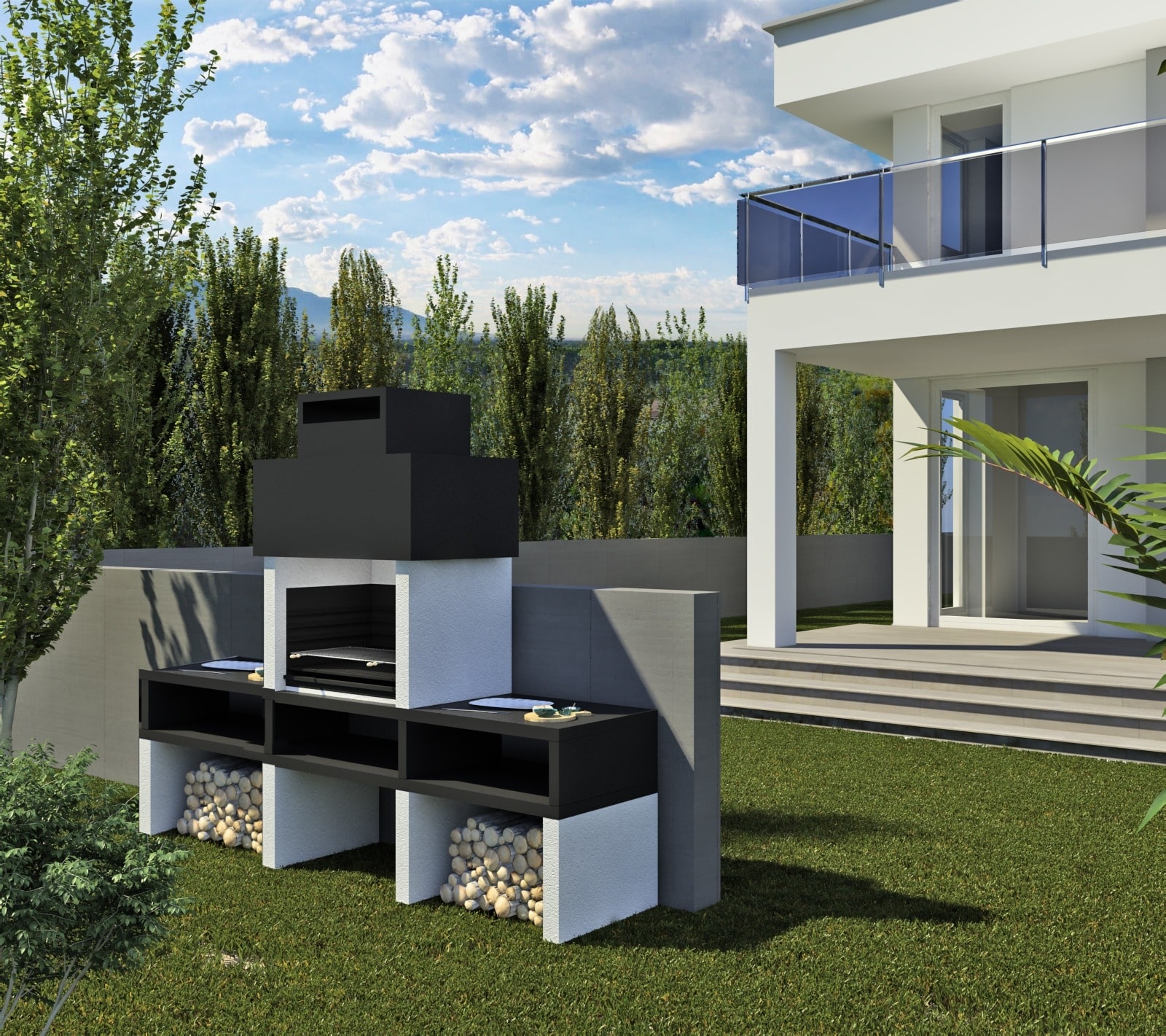 Barbacoa Moderna 4C