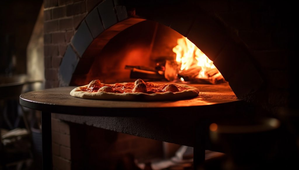 Horno de leña para pizzas